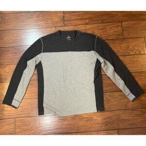 Prana Wentworth Sweater Men XXL Y2K Wool Blend Pullover Slim Fit Base Layer READ